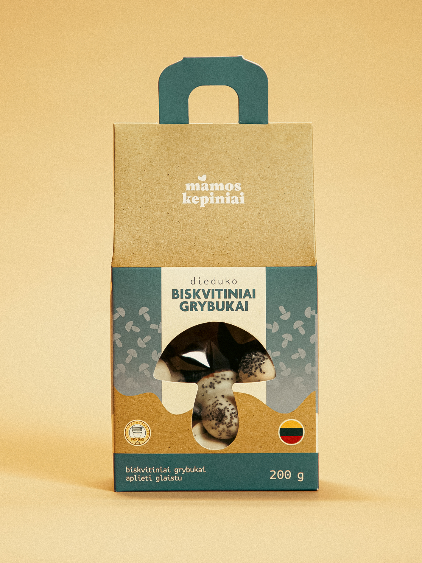"Dieduko" biskvitiniai grybukai