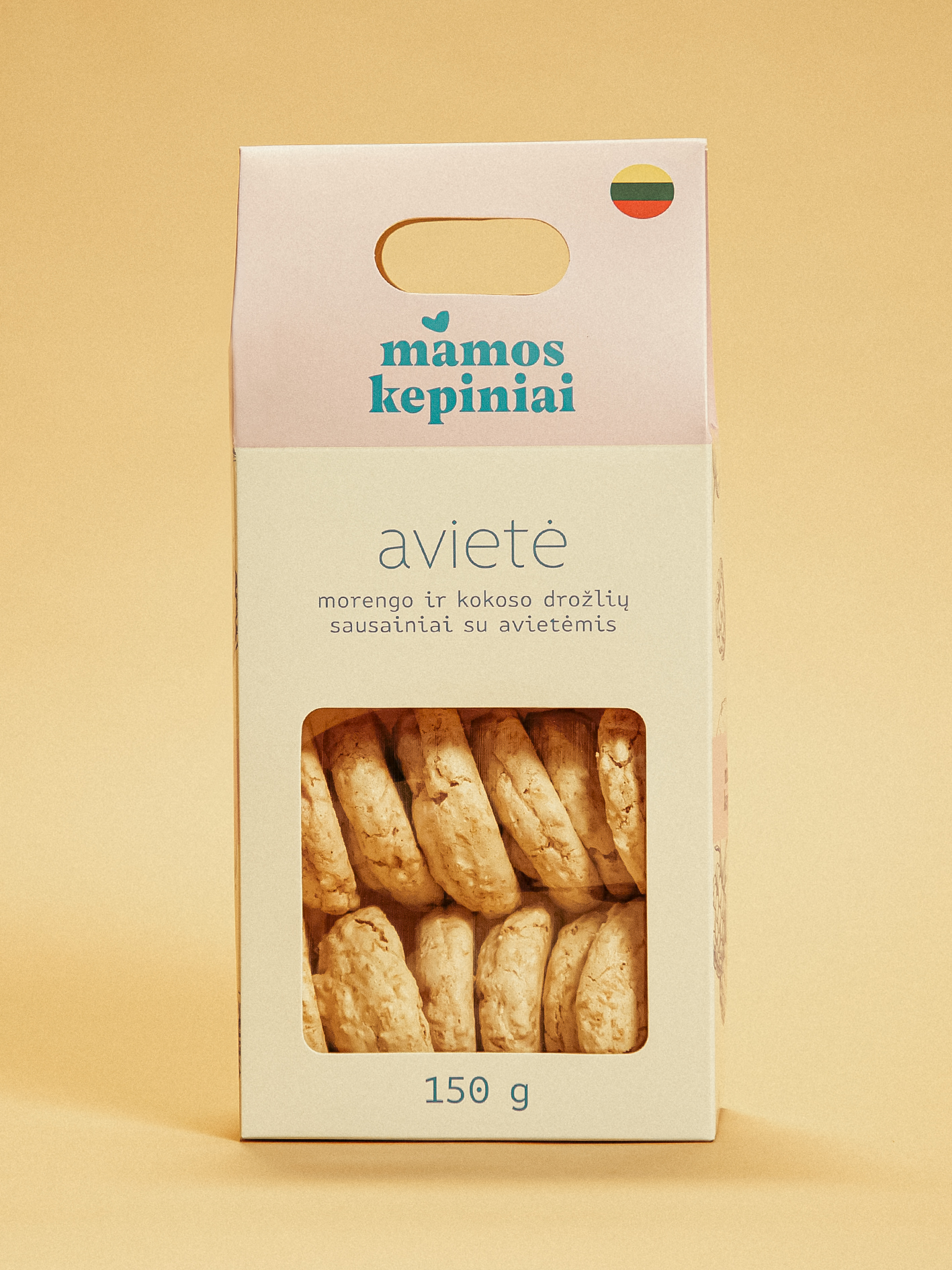 Morenginiai sausainiai "Avietė"